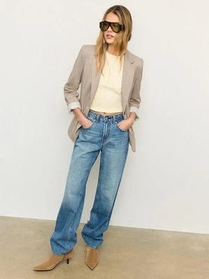 Stradivarius Żakiet slim fit  Ecru