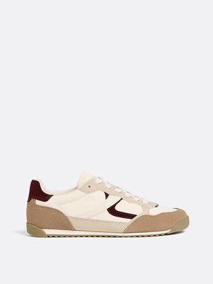 Stradivarius Skórzane buty sportowe casual  Dwukolorowy