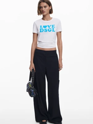Straight plain tailor trousers Desigual