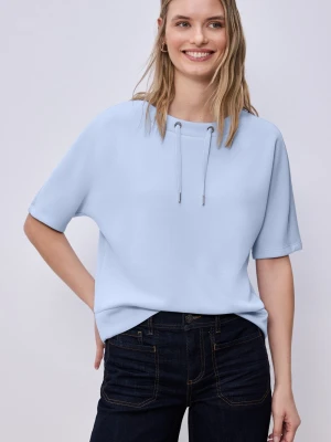 Street One Bluza Kobiety Sztuczne włókno niebieski