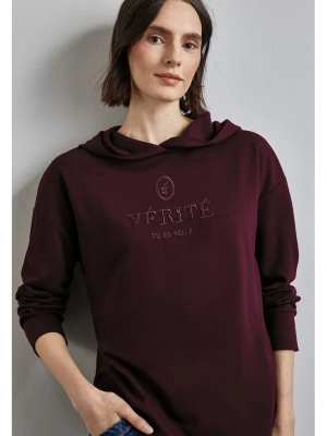 Street One Bluza w kolorze bordowym rozmiar: 34
