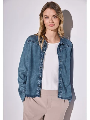 Street One Bluzka dżinsowa w kolorze niebieskim rozmiar: 42