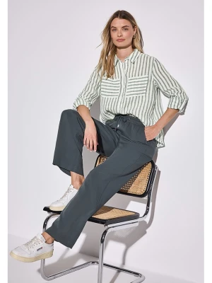 Street One Bluzka w kolorze biało-zielonym rozmiar: 44