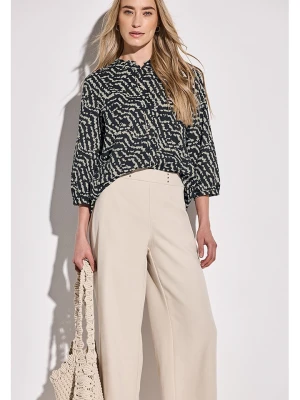 Street One Bluzka w kolorze czarno-beżowym rozmiar: 38