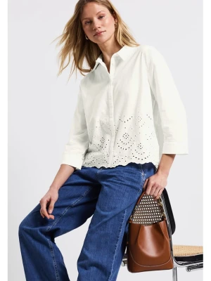 Street One Bluzka w kolorze kremowym rozmiar: 40
