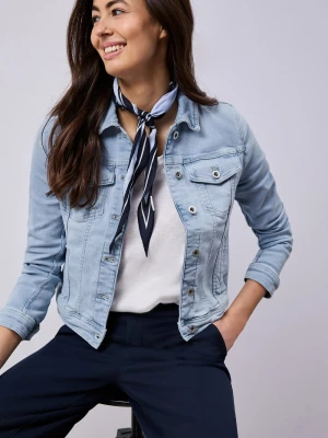 Street One Damska kurtka dżinsowa Kobiety niebieski,