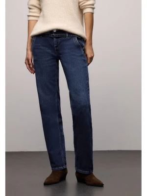 Street One Dżinsy - Regular fit - w kolorze granatowym rozmiar: W30 / L32