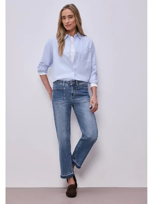 Street One Dżinsy - Straight fit - w kolorze niebieskim rozmiar: W31 / L28