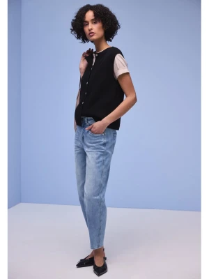 Street One Dżinsy - Tapered fit - w kolorze niebieskim rozmiar: W28/L28