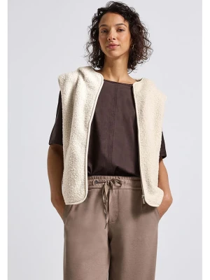 Street One Kamizelka pluszowa w kolorze kremowym rozmiar: 42