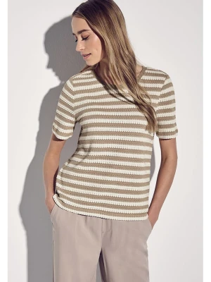 Street One Koszulka w kolorze beżowym rozmiar: 40