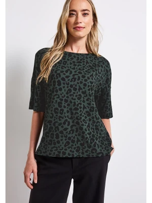 Street One Koszulka w kolorze zielono-czarnym rozmiar: 38
