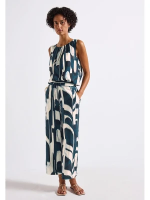 Street One Spodnie w kolorze kremowo-morskim rozmiar: W38/L26