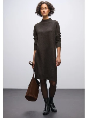 Street One Sukienka dzianinowa w kolorze brązowym rozmiar: 44
