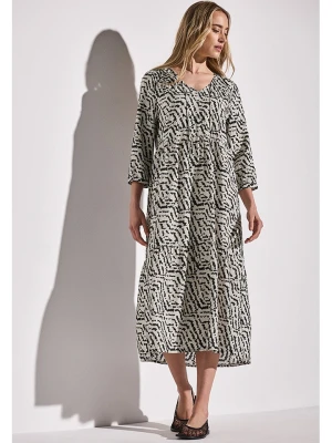 Street One Sukienka w kolorze beżowo-czarnym rozmiar: 40