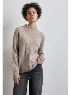 Street One Sweter w kolorze beżowym rozmiar: 40