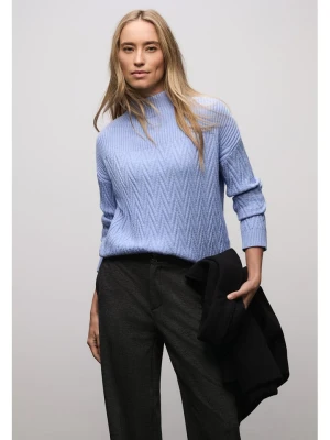 Street One Sweter w kolorze błękitnym rozmiar: 46