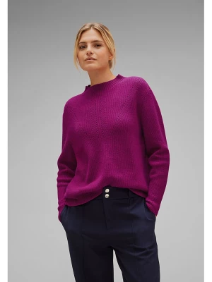 Street One Sweter w kolorze jagodowym rozmiar: 42