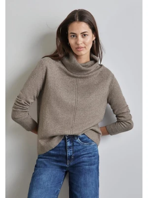 Street One Sweter w kolorze jasnobrązowym rozmiar: 42