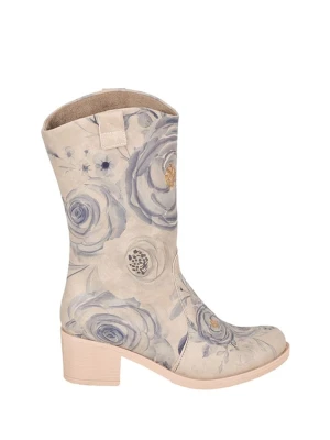 Streetfly Kozaki w kolorze beżowym ze wzorem rozmiar: 37