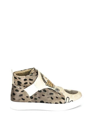 Streetfly Sneakersy w kolorze beżowo-czarnym rozmiar: 40