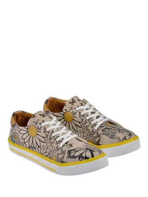 Streetfly Sneakersy w kolorze beżowym ze wzorem rozmiar: 40