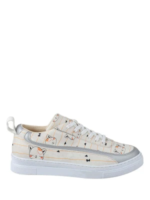 Streetfly Sneakersy w kolorze kremowym ze wzorem rozmiar: 40