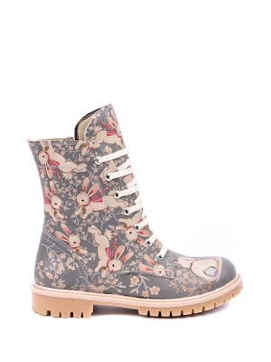 Streetfly Trzewiki w kolorze szarym ze wzorem rozmiar: 39