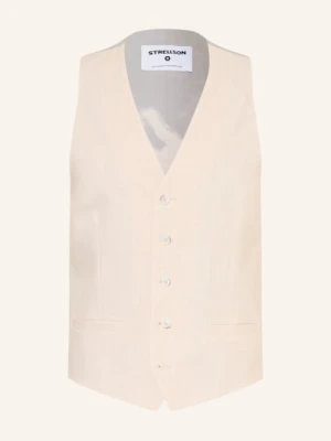 Strellson Kamizelka Garniturowa ves2 O Kroju Extra Slim Fit beige
