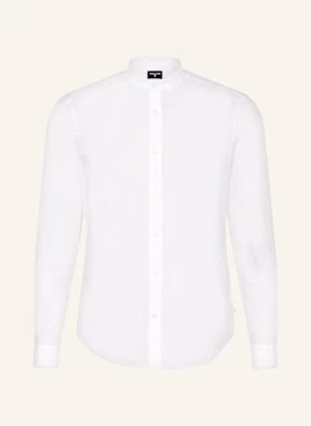 Strellson Koszula Cornel-W Regular Fit Z Lnem weiss