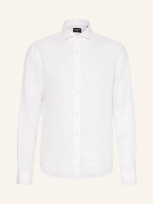 Strellson Koszula Lniana Ceasar O Kroju Slim Fit weiss