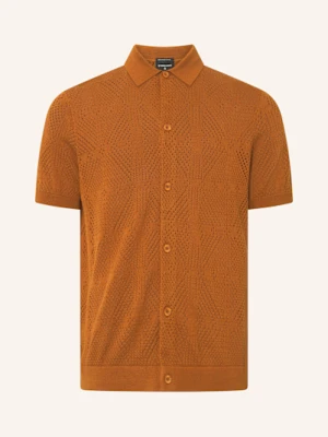 Strellson Koszula Z Dzianiny Adrian Slim Fit braun
