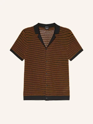 Strellson Koszula Z Dzianiny Adrian Slim Fit braun