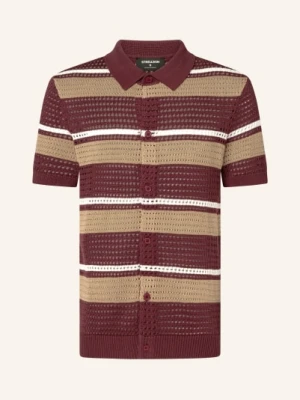 Strellson Koszulka Z Dzianiny Ander, Krój Slim Fit rot