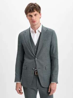 Strellson Kurtka modułowa - Alzer Mężczyźni Slim Fit Sztuczne włókno zielony marmurkowy,