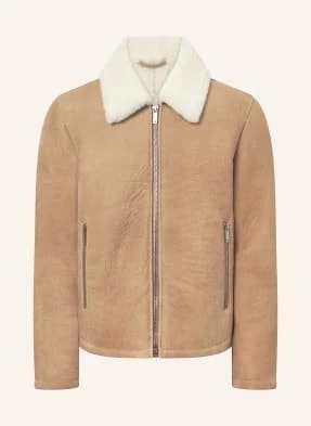 Strellson Kurtka Skórzana beige