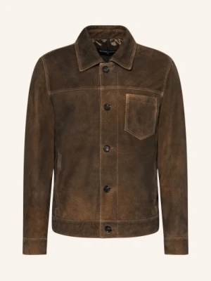 Strellson Kurtka Skórzana Flint braun