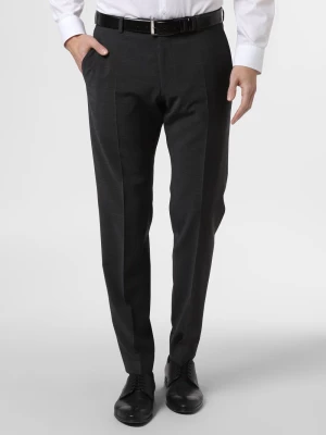 Strellson Męskie spodnie od garnituru modułowego Mężczyźni Slim Fit Sztuczne włókno szary jednolity,