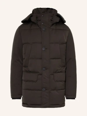 Strellson Parka Plaza 2.0 Ze Sztucznym Futrem gruen