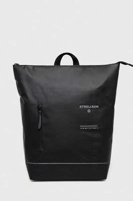 Strellson plecak męski kolor czarny duży z nadrukiem 4010003056.900