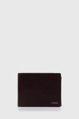Strellson portfel skórzany męski kolor brązowy