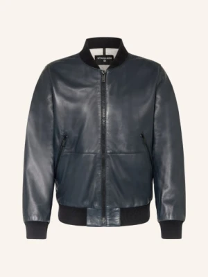 Strellson Skórzana Kurtka Boston blau