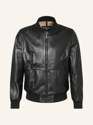 Strellson Skórzana Kurtka Boston schwarz