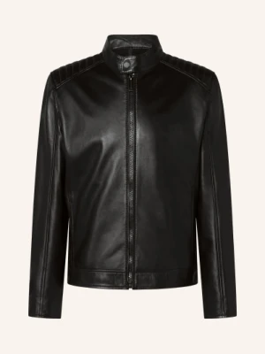 Strellson Skórzana Kurtka Piers-S schwarz