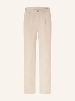 Strellson Spodnie Garniturowe Tomeo O Kroju Regular Fit Z Sztruksu weiss 103 Natural 103