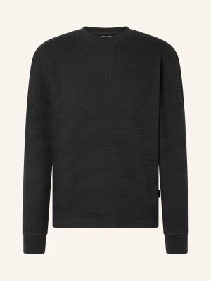 Strellson Sweter schwarz CZARNY