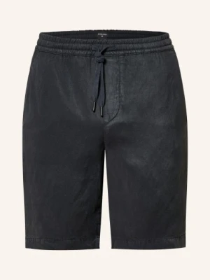 Strellson Szorty Kaji Relaxed Fit Z Lnem blau