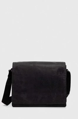 Strellson torba skórzana kolor czarny