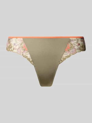 String z domieszką bawełny model 'Rommi' MARIE JO Oliwkowy
