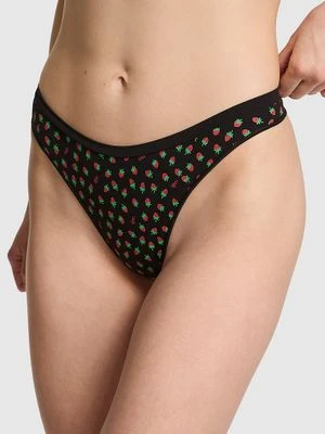 Stringi bezszwowe z wysoko wyciętymi nogawkami Victoria's Secret